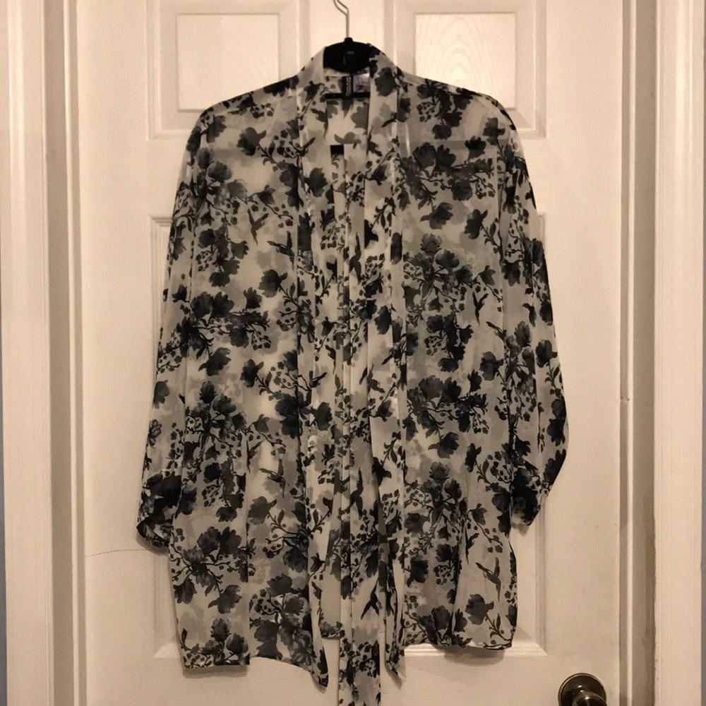 H&M sheer kimono